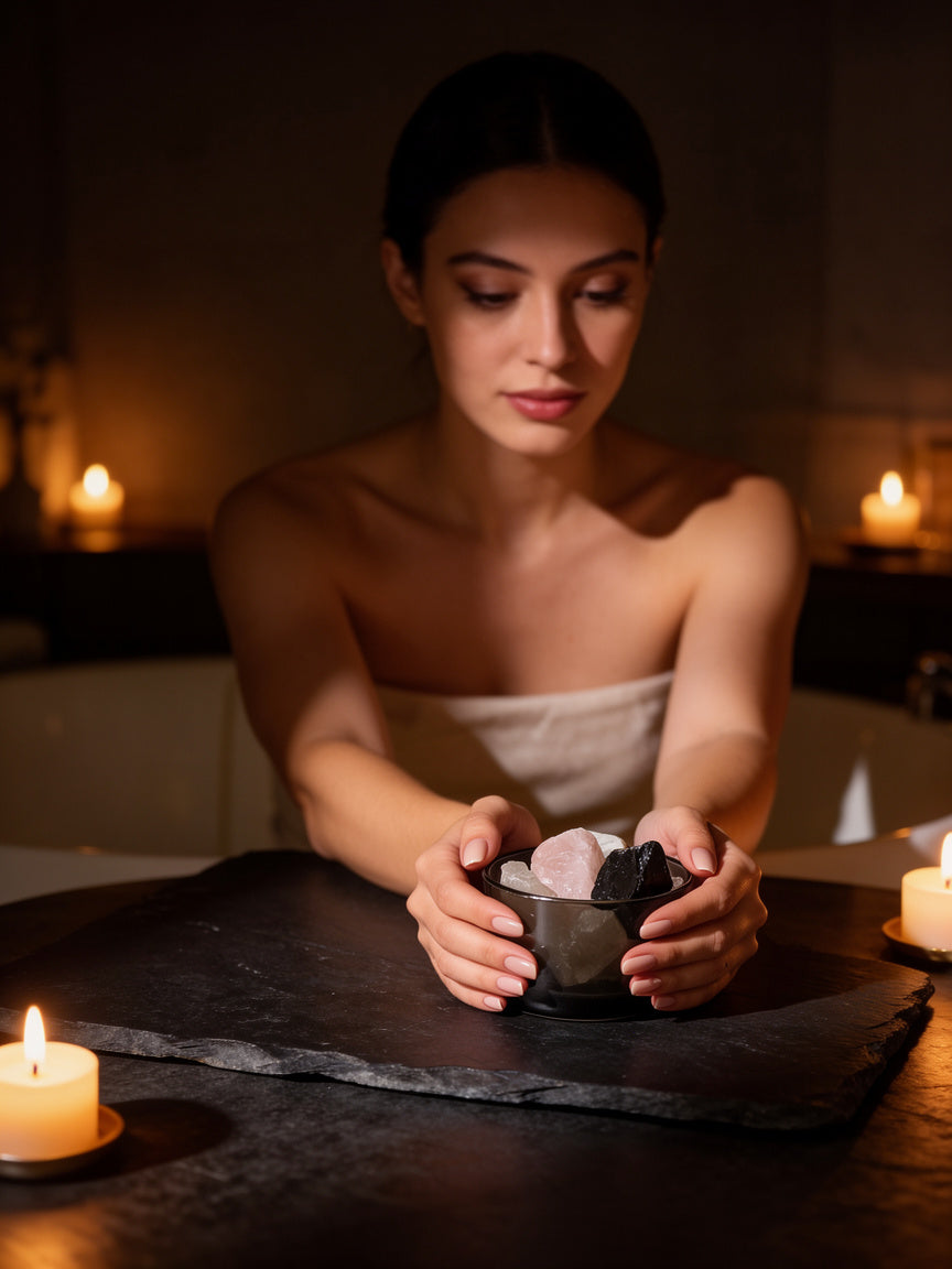 ✔ Met echte edelstenen
✔ Duurzaam & eindeloos navulbaar
✔ Luxe cadeauverpakking inbegrepen
Breng een vrolijke en rustgevende sfeer in je interieur met de exclusieve Tresor In Love geurkristallen van Toussaint Interieur. Deze luxe combinatie van natuurlijke geurstenen, bergkristal en hoogwaardige etherische olie zorgt voor een subtiele, elegante geurbeleving die ontspanning en een boost voor je humeur biedt.
De Tresor In Love geur is een harmonieuze mix van zoete en bloemige tonen die je ruimte v