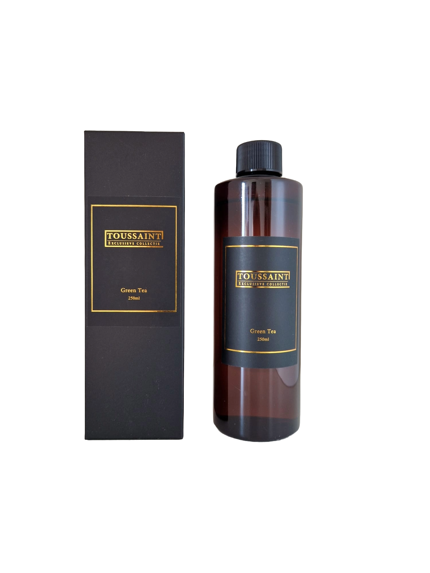 Navulling Geurstokjes Green Tea 250ML | Toussaint Interieur. Navulling zoet voor geurstokjes. 250 ml refiller geurstokjes. Luxe geurstokjes