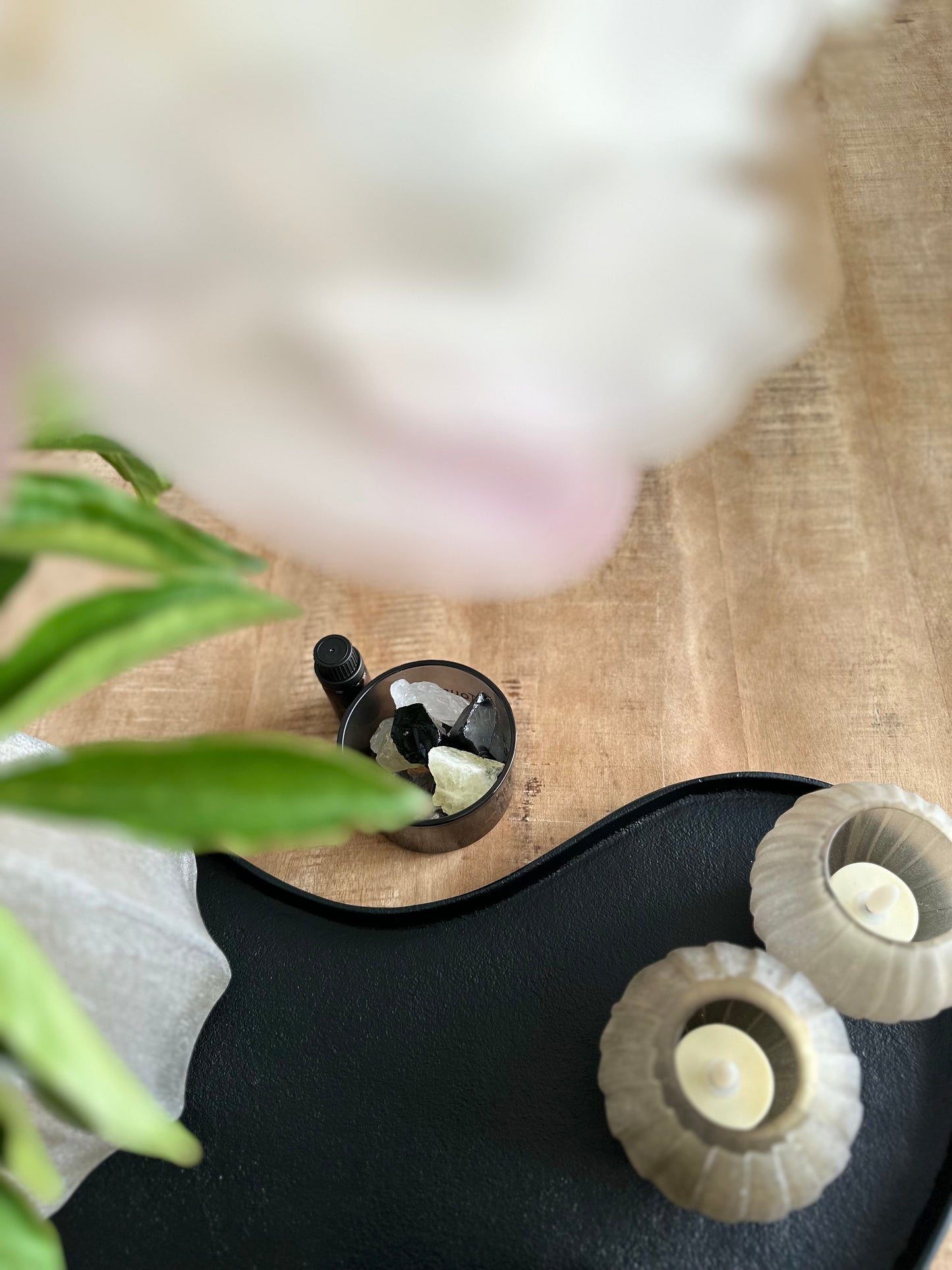 Giftset geurkristallen met etherische olie Grey Fresh | Toussaint Interieur
