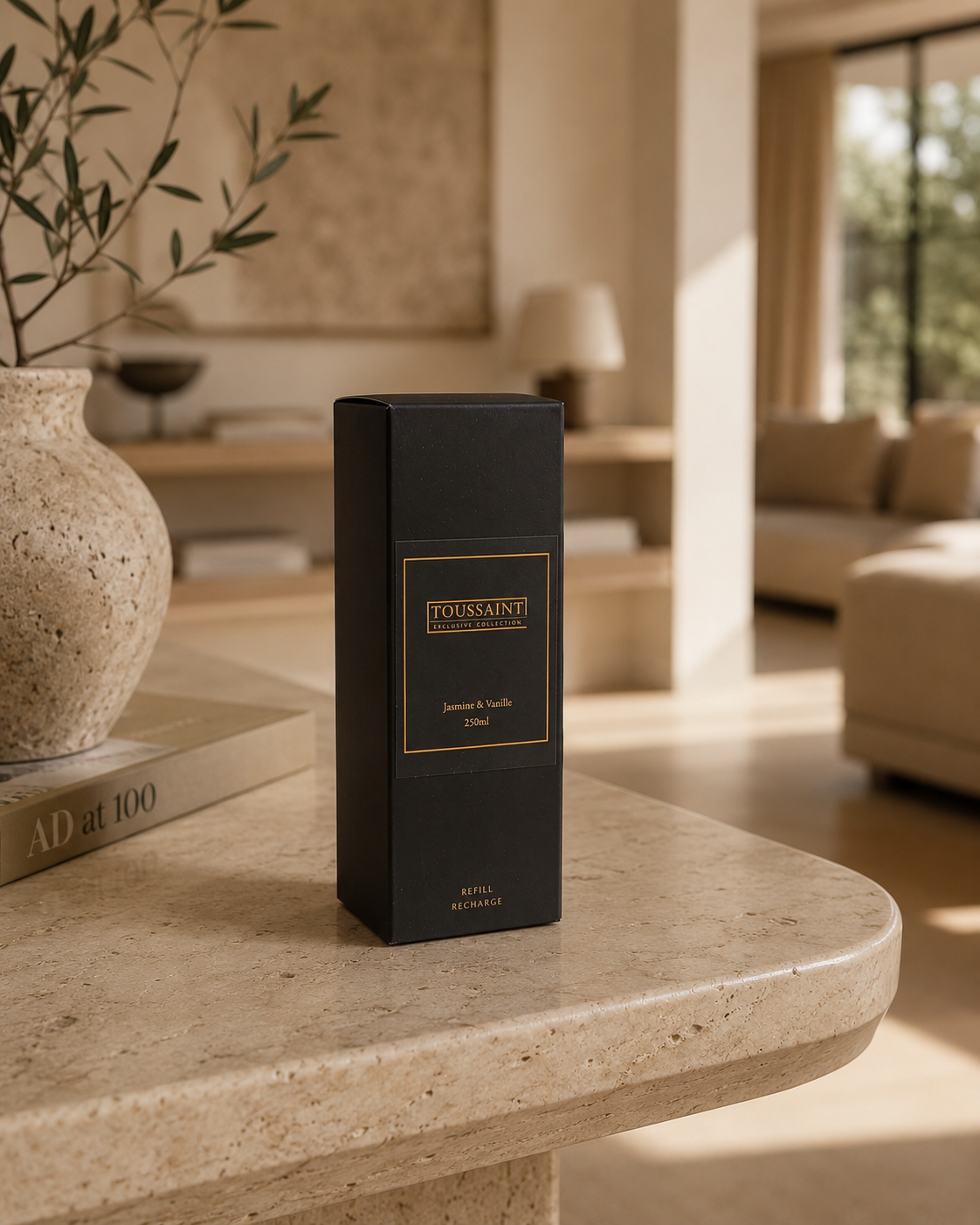 ✅ Duurzame keuze – Luxe geurstokjes navulling Jasmijn–Vanille (250 ml)

Geniet nóg langer van jouw favoriete geur met deze exclusieve navulling in de nieuwe geur Jasmijn–Vanille. Speciaal ontwikkeld om je Toussaint Interieur geurstokjes moeiteloos bij te vullen, terwijl je dezelfde luxe geurbeleving behoudt.

De verfijnde combinatie van bloemige jasmijn en romige vanille creëert een warme, zachte en elegante sfeer in huis. Een tijdloze geur die rust brengt en je interieur een subtiele, high-end uitstraling 