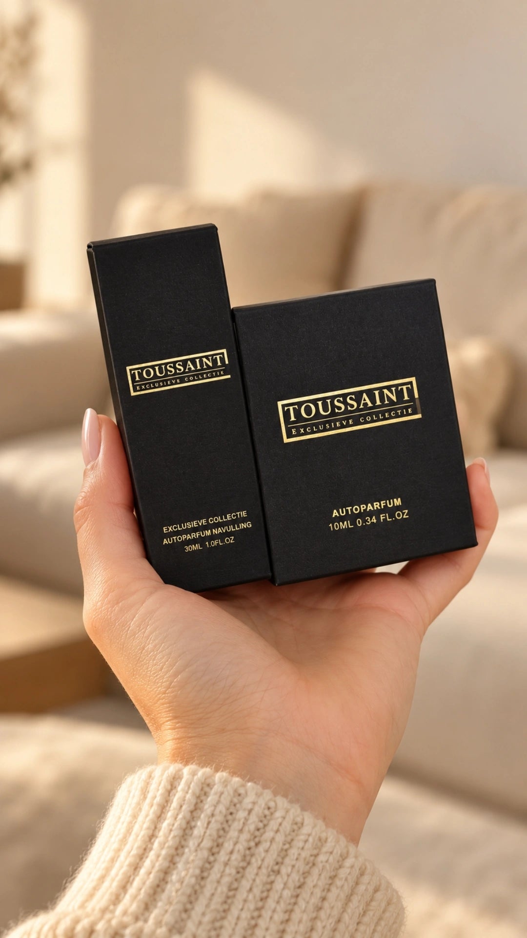 Cadeaubox Autoparfum Amber & Navulling