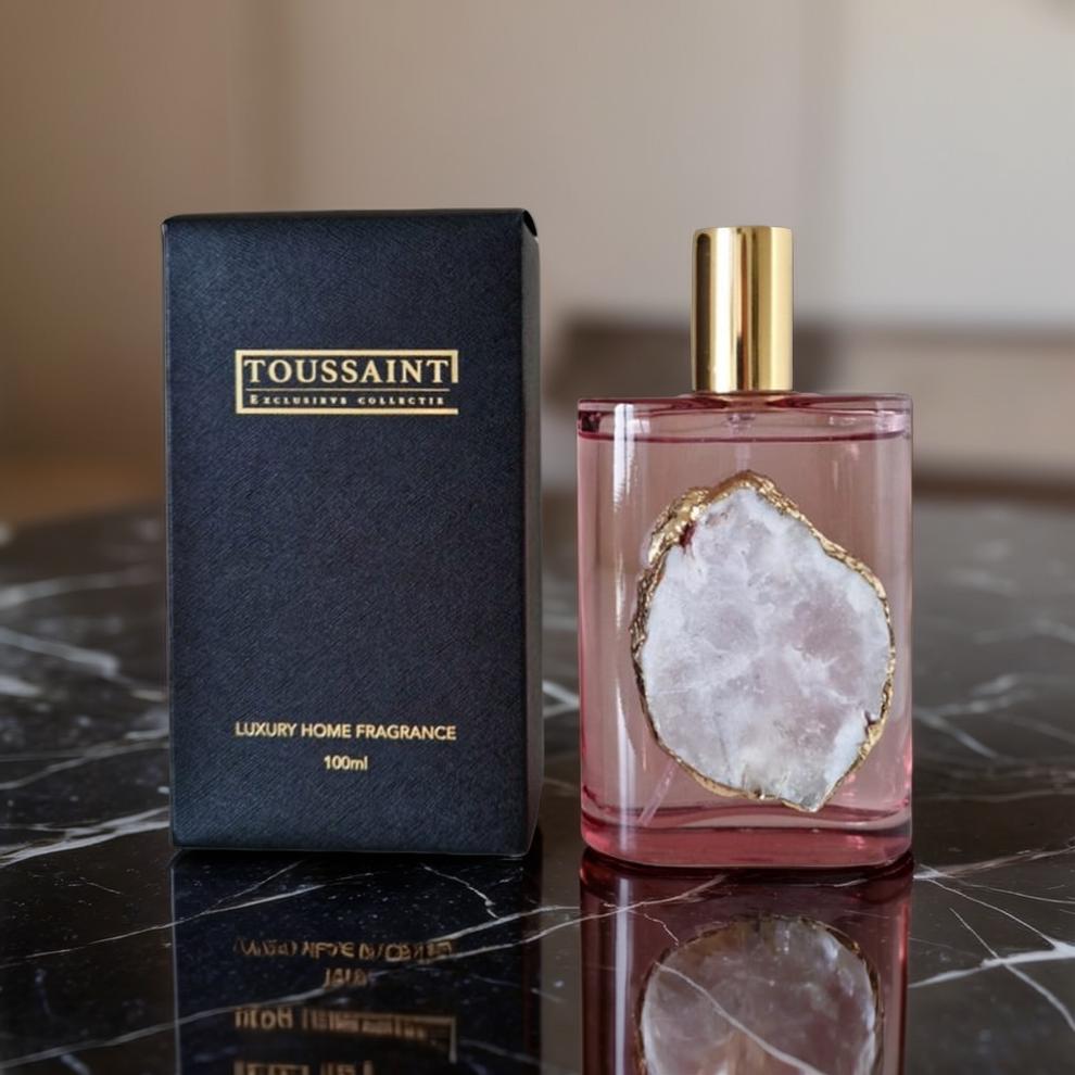 Interieurparfum Met Bergkristal Tresor in Love 100 ML - huiskamer parfum / roomspray. Edelsteen | Toussaint "Luxe interieurparfum met edelstenen"
"Natuurlijke etherische olie geurstokjes"
"Edelsteen geurstokjes met bergkristal"
"Geurstokjes cadeau set luxe"
"Handgeslepen bergkristal geurverspreiders"
"Unieke interieurgeuren met edelstenen"
"Luxe geurverspreiders met kristallen"
"Exclusieve huisparfums met natuurlijke oliën"
"Geurstokjes met essentiële oliën en edelstenen"Interieur. geurstokjes

geurstokjes 