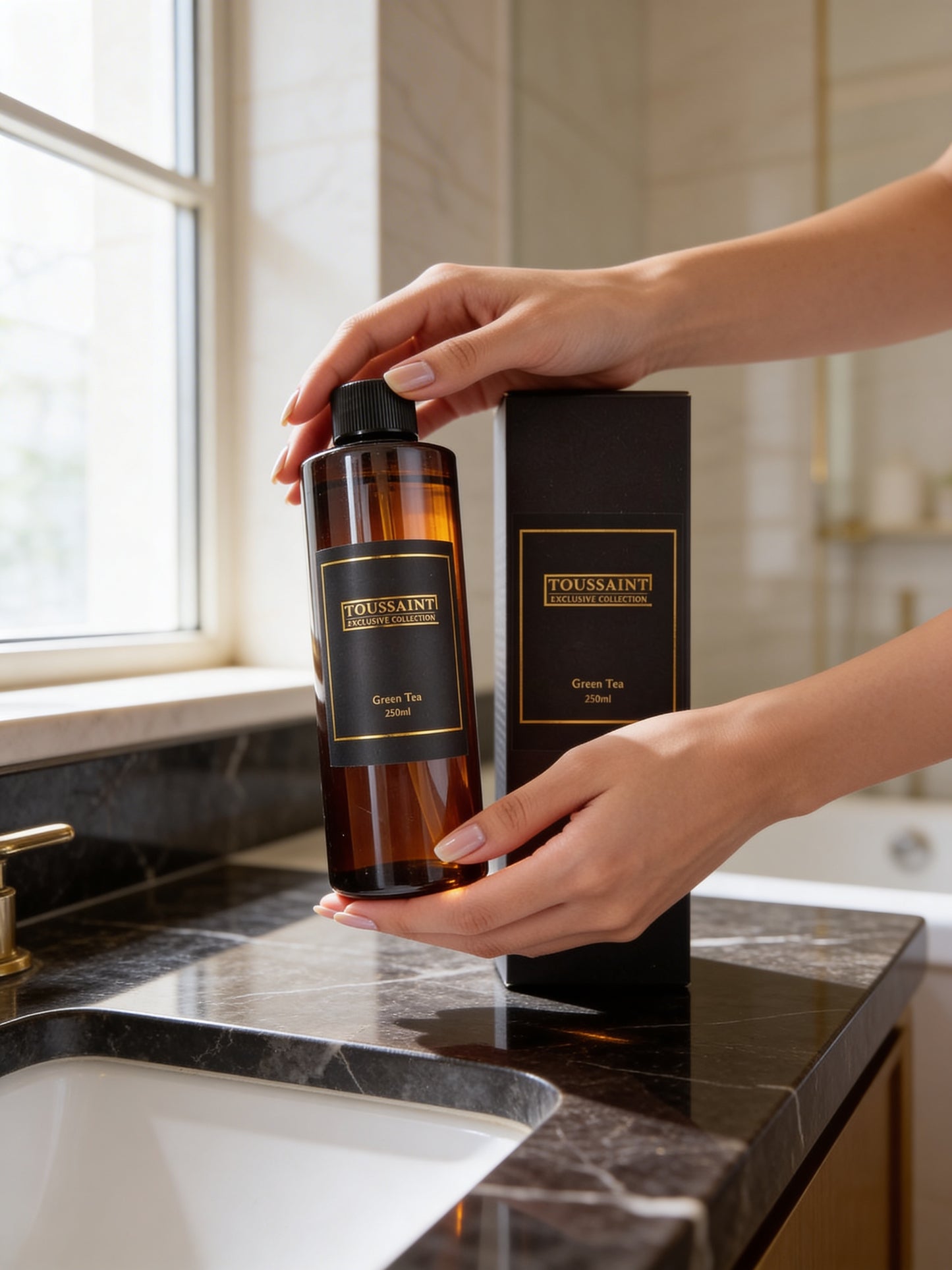 Navulling geurstokjes – Green Tea

Met deze 250 ml navulling geurstokjes geniet je extra lang van jouw favoriete Toussaint Interieur geurverspreider. De navulling wordt geleverd met nieuwe geurstokjes voor een optimale geurbeleving.

De Green Tea geur is fris, licht zoet en ontspannend. Perfect om rust, balans en een frisse sfeer in huis te creëren. Hoe meer geurstokjes je gebruikt, hoe sterker de geur zich verspreidt.

Geurnoten
Groene thee • Bergamot • Jasmijn • Lelie • Musk • Amber