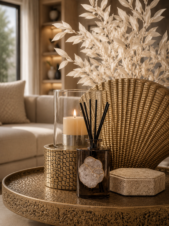 ✓ Tot 6 maanden geur
✓ Navulbaar & duurzame keuze
✓ Echte bergkristal (exclusief design)
✓ Luxe cadeauverpakking

Breng frisheid en harmonie in je interieur met de exclusieve Grey Fresh geurstokjes van Toussaint Interieur. Deze luxe geurverspreider met bergkristal zorgt voor een elegante en langdurige interieurgeur in huis. De Grey Fresh geur is fris, licht bloemig en kalmerend. De combinatie van fruitige tonen met zachte bloemen zorgt voor een verfrissende en rustgevende sfeer, terwijl het handgeslepen