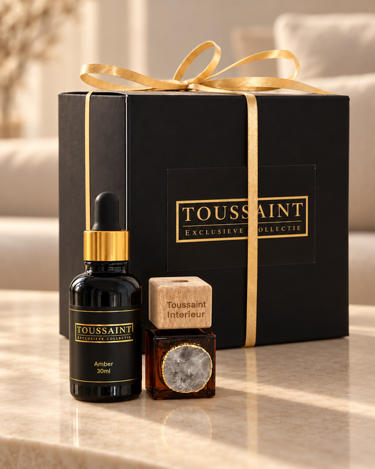Cadeaubox Autoparfum Amber & Navulling