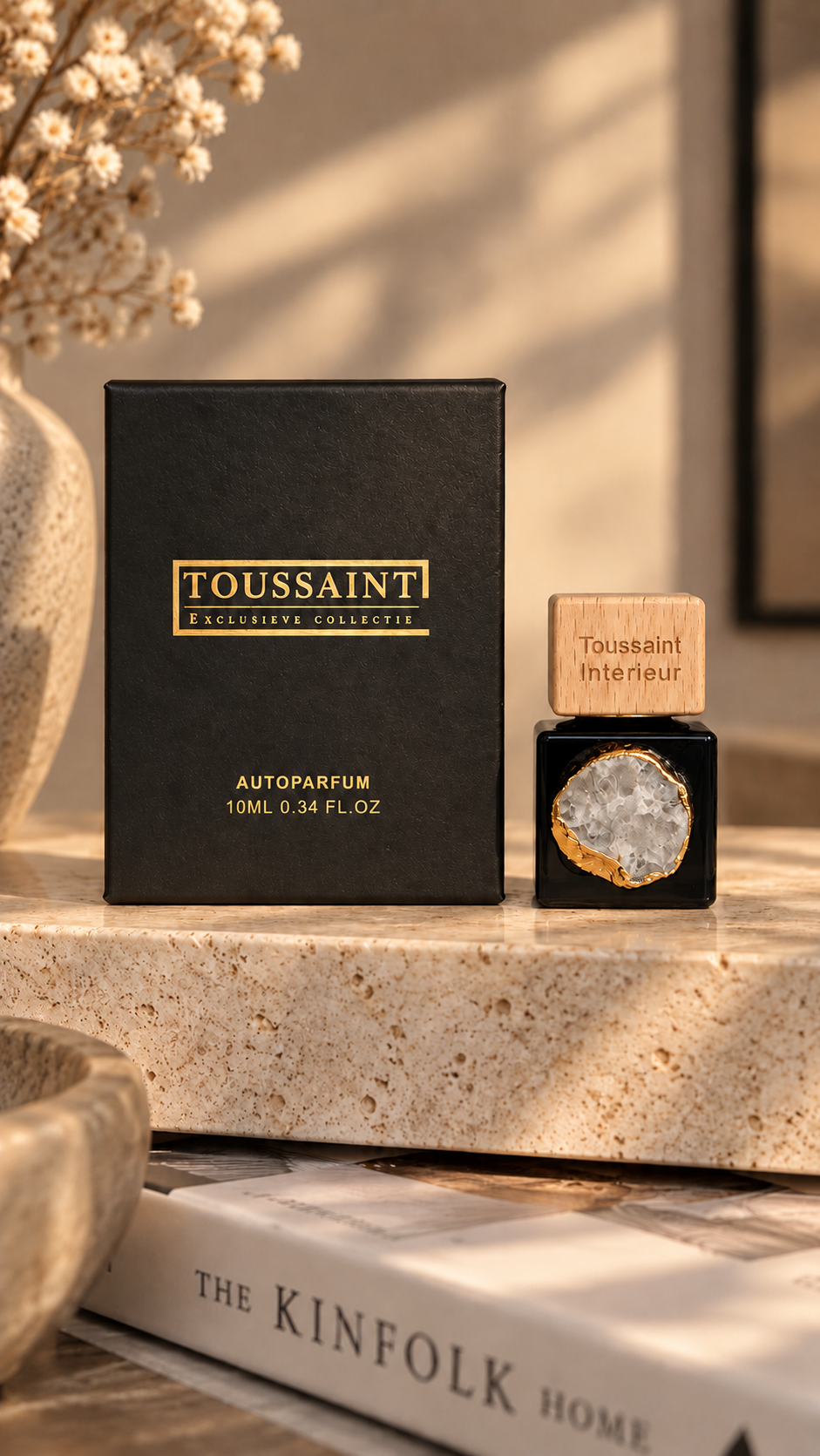 ✓ Verleidelijke jasmijn-vanille geur met een zachte, luxe uitstraling
✓ Verrijkt met echt bergkristal voor een unieke touch
✓ Geleverd in een stijlvolle geschenkverpakking
✓ Altijd een heerlijke geurbeleving onderweg

Ervaar altijd een verfijnde geur, waar je ook naartoe rijdt. Met de exclusieve autoparfum van Toussaint Interieur geniet je continu van de zachte, elegante combinatie van jasmijn en vanille.&nbsp;Het stijlvolle design met natuurlijk bergkristal maakt dit niet alleen een geuraccessoire, maar ee