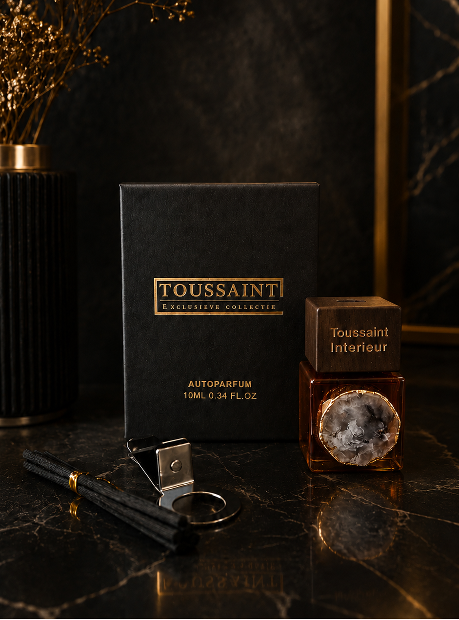 ✓ Warme ambergeur met een luxe, verfijnde uitstraling
✓ Verrijkt met echt bergkristal voor een unieke touch
✓ Geleverd in een stijlvolle geschenkverpakking
✓ Altijd een heerlijke geurbeleving onderweg

Ervaar altijd een verfijnde geur, waar je ook naartoe rijdt. Met de exclusieve autoparfum van Toussaint Interieur geniet je continu van de warme, elegante geur van amber.&nbsp;Het stijlvolle design met natuurlijk bergkristal maakt dit niet alleen een geuraccessoire, maar een echte eyecatcher in je auto-interi