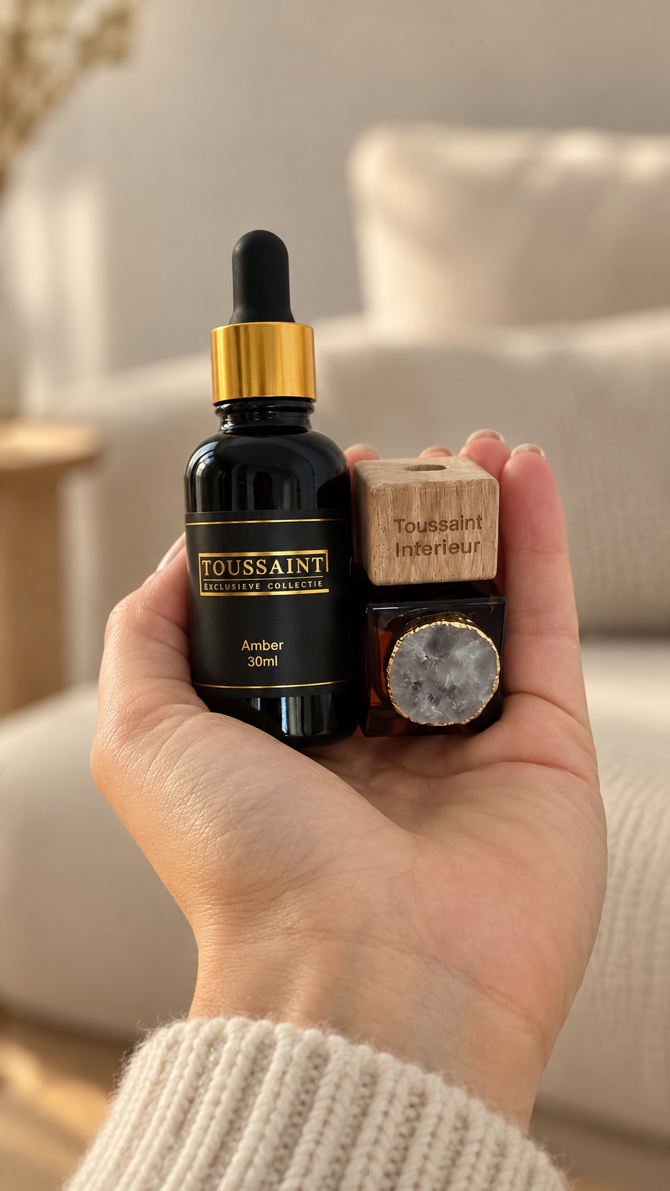 Cadeaubox Autoparfum Amber & Navulling