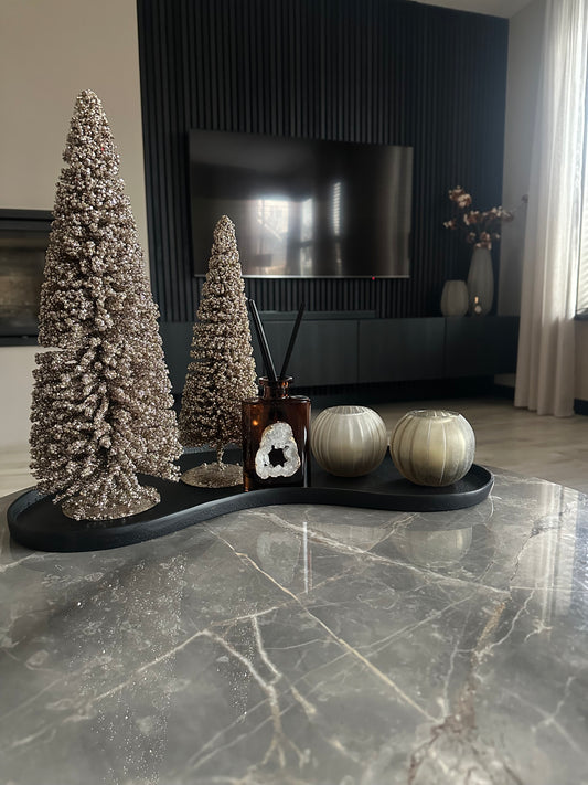 Luxe geurstokjes met bergkristal Amber 200ML | Toussaint Interieur