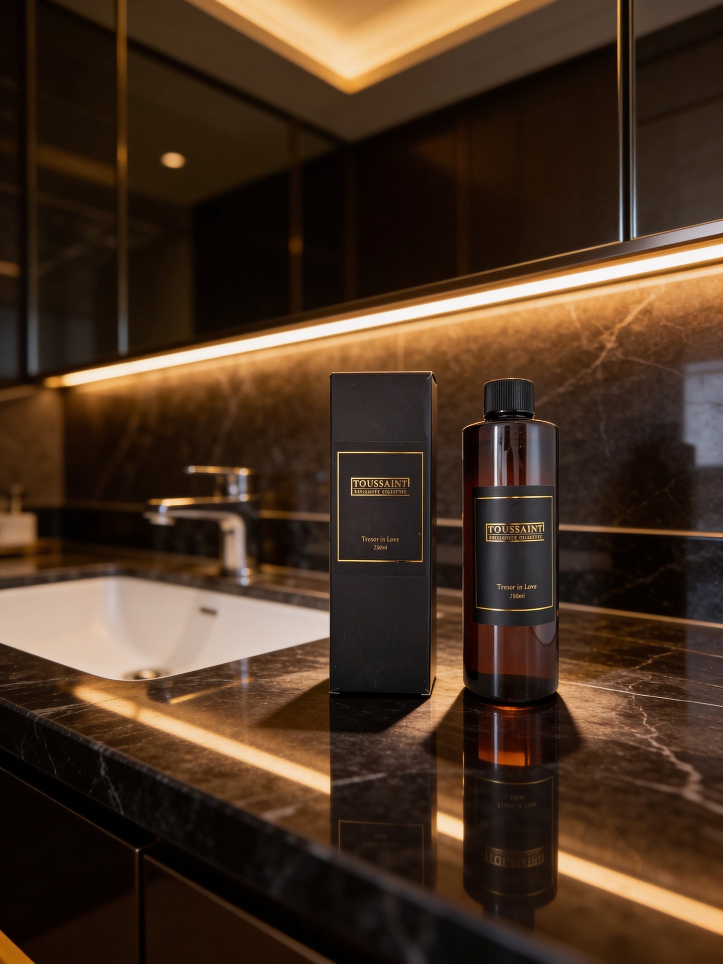 ✅&nbsp;Duurzame keuze – Luxe&nbsp;geurstokjes navulling&nbsp;Tresor in Love (250 ml)

Geniet langer van jouw favoriete Toussaint Interieur geurstokjes met deze geurstokjes navulling van 250 ml. Ideaal voor het bijvullen van je geurverspreider met bergkristal en het creëren van een luxe interieurgeur. De navulling wordt geleverd met nieuwe geurstokjes voor een optimale geurverspreiding.

Tresor in Love is een zachte, zoete en elegante geur met bloemige en fruitige tonen. Deze luxe huisgeur zorgt voor een war