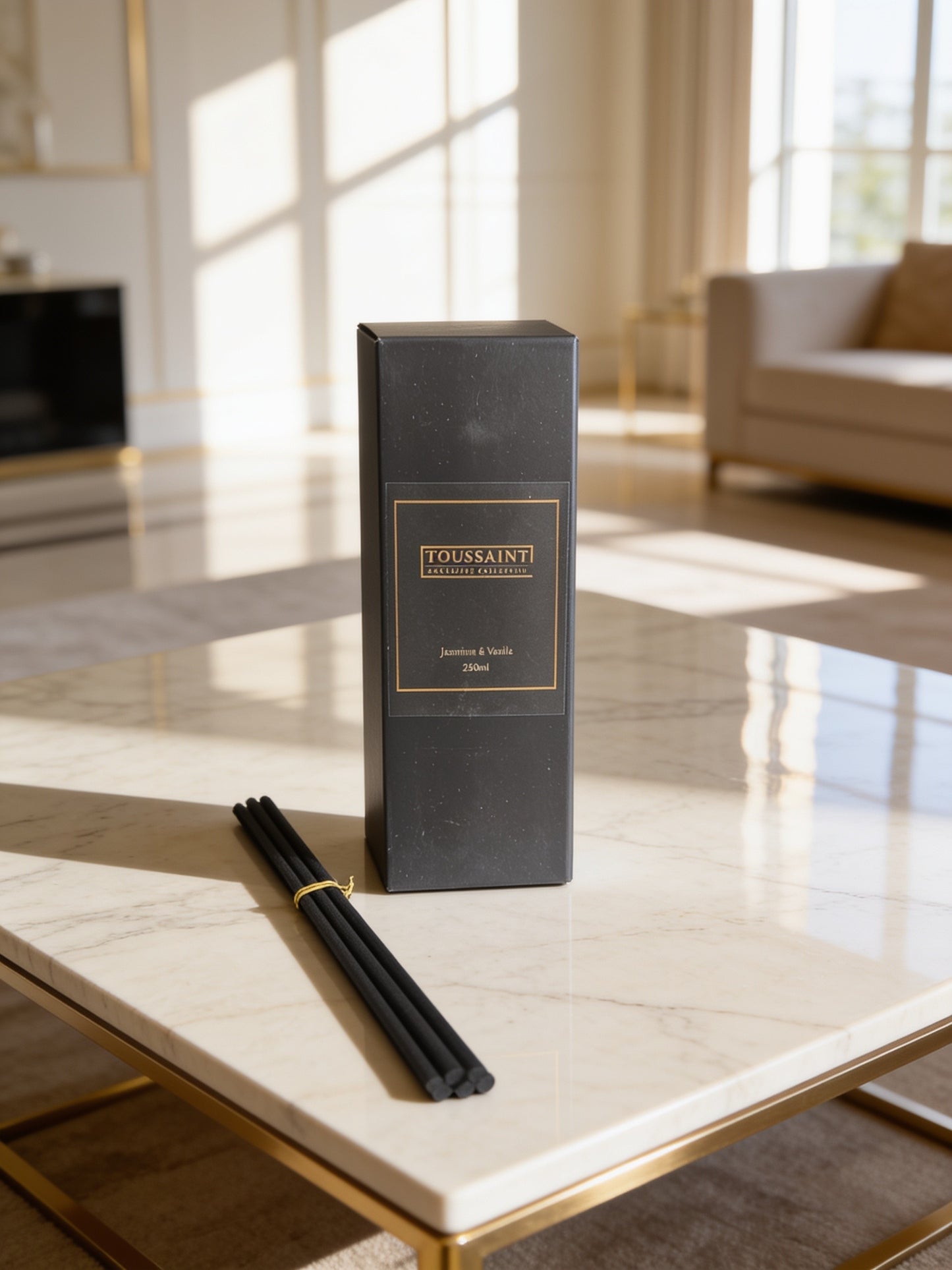 Navulling Geurstokjes Jasmijn–Vanille 250ML | Toussaint Interieur